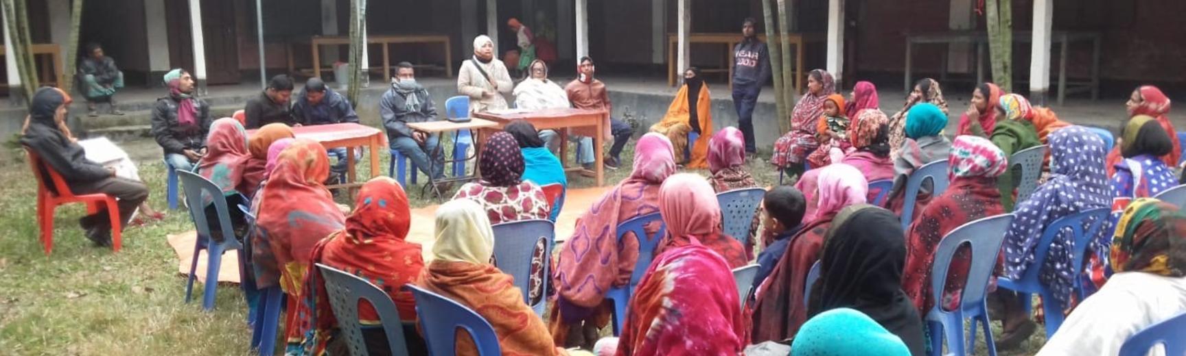 A group meeting in Bangladesh